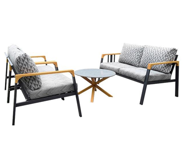  outdoor alu frame 4pcs sofa set