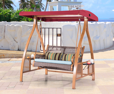  outdoor garden patio Wicker Bangkok Swing Chair 
